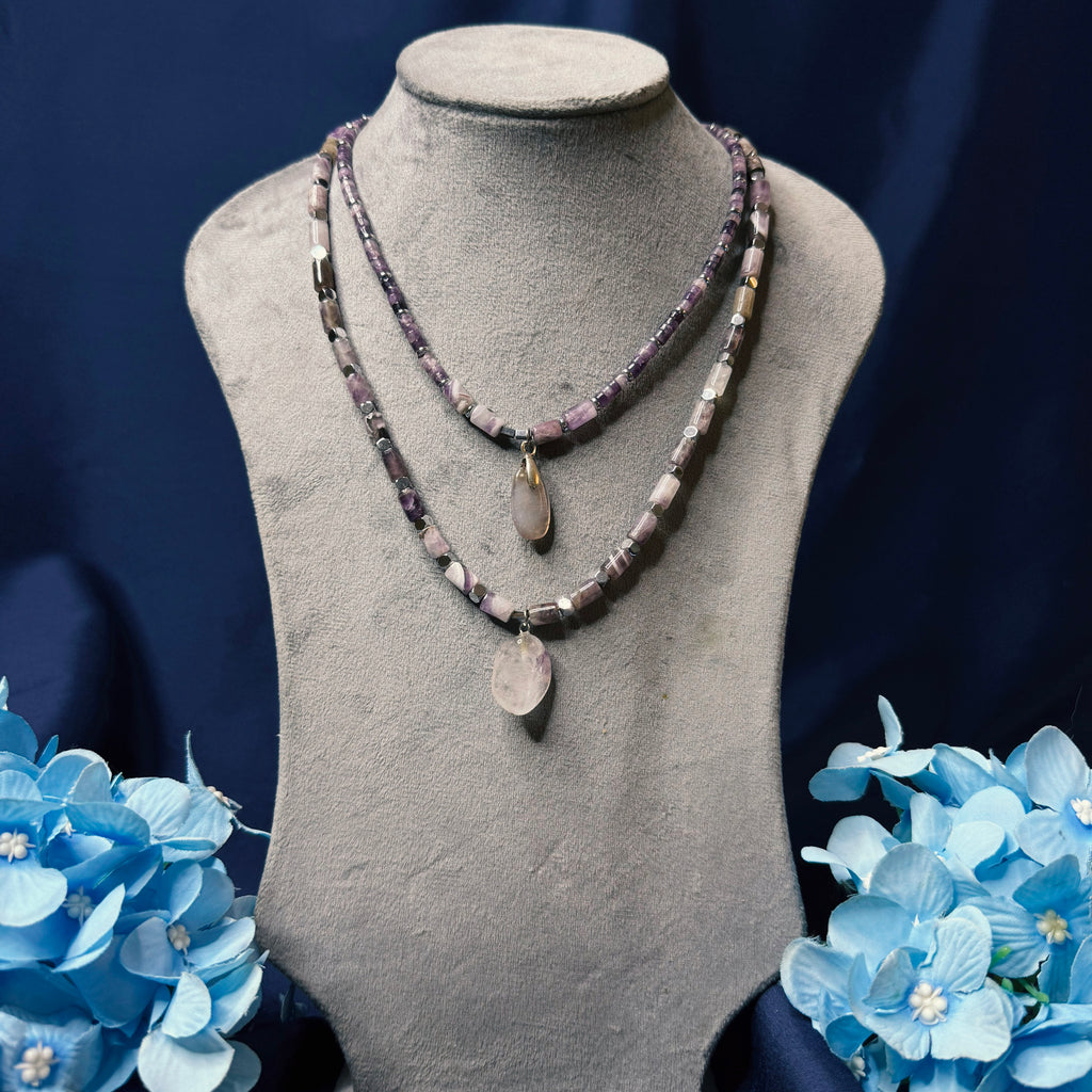 Lustre Drop Necklace