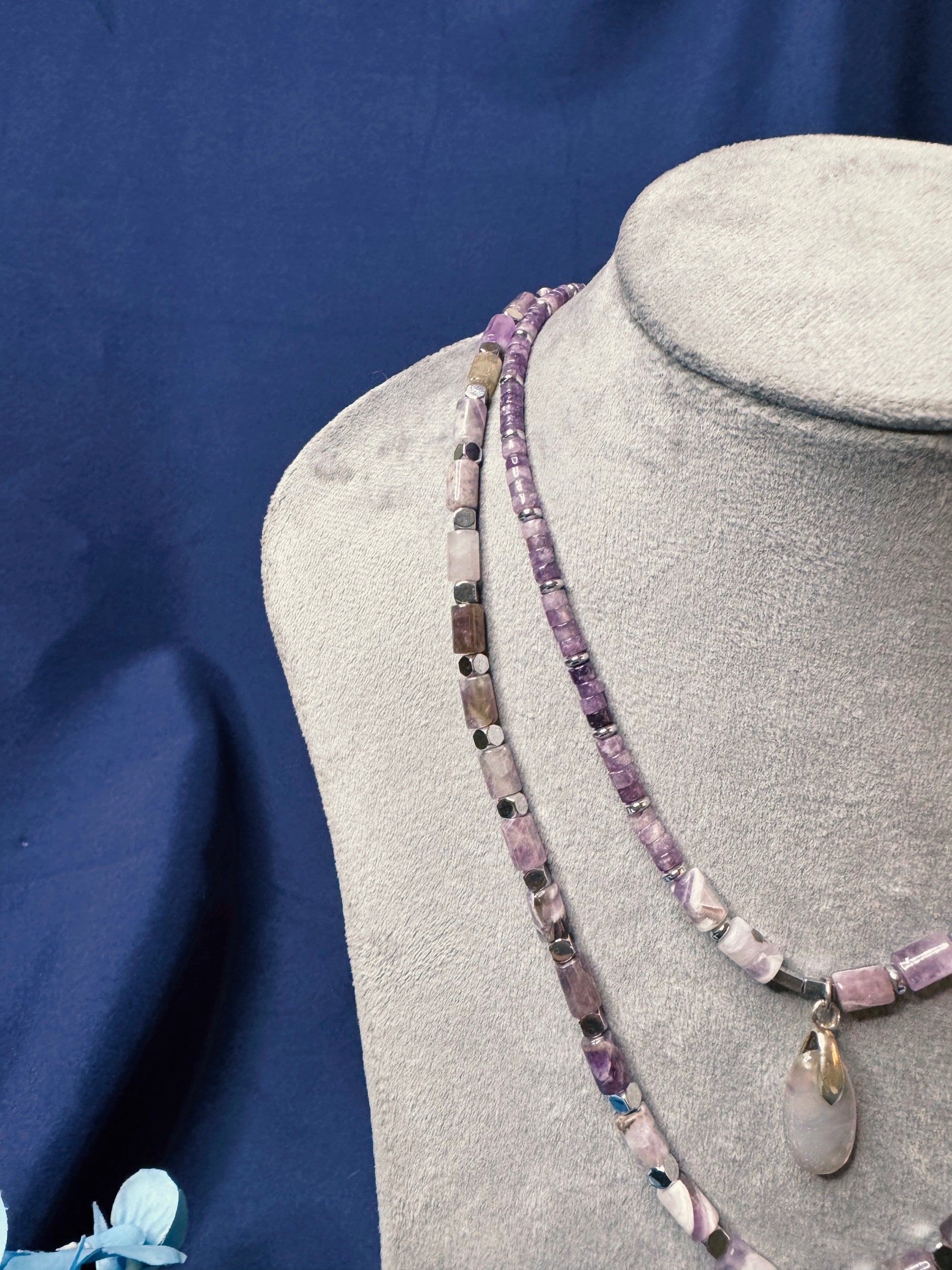 Lustre Drop Necklace