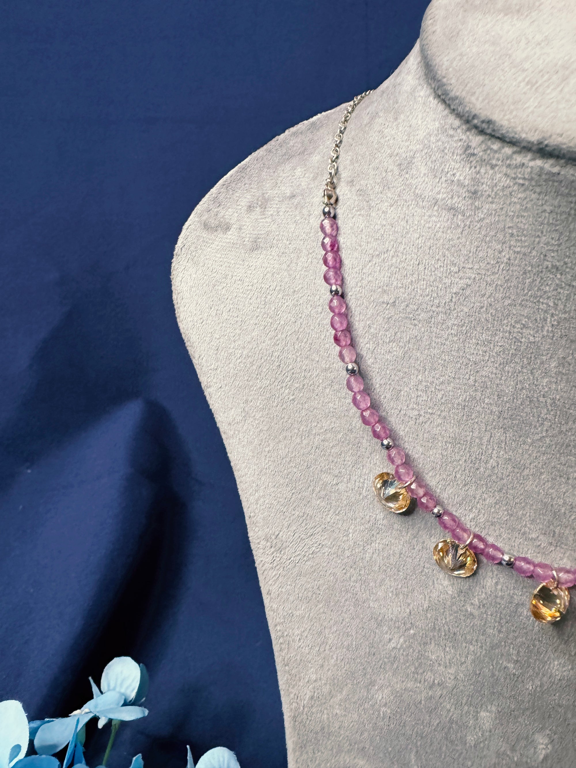 Shadow Bloom necklace