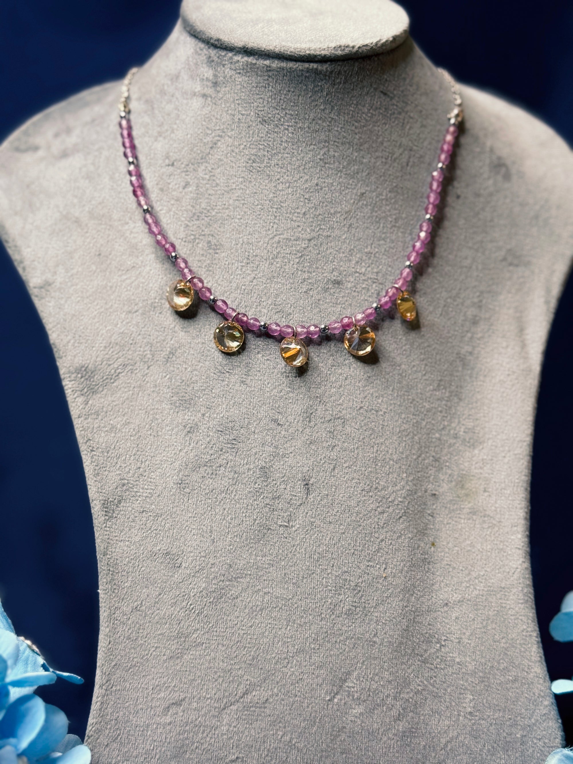 Shadow Bloom necklace