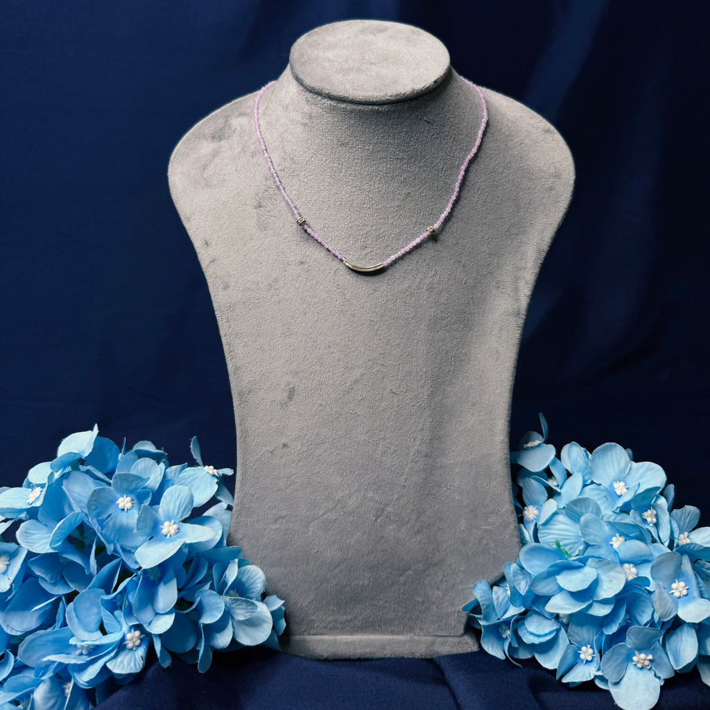Whisper of Violet Necklace - Unisex