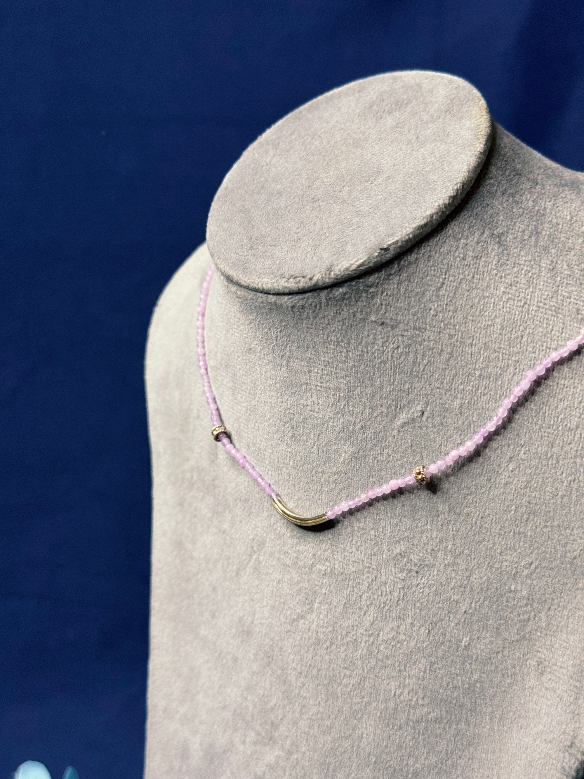 Whisper of Violet Necklace - Unisex
