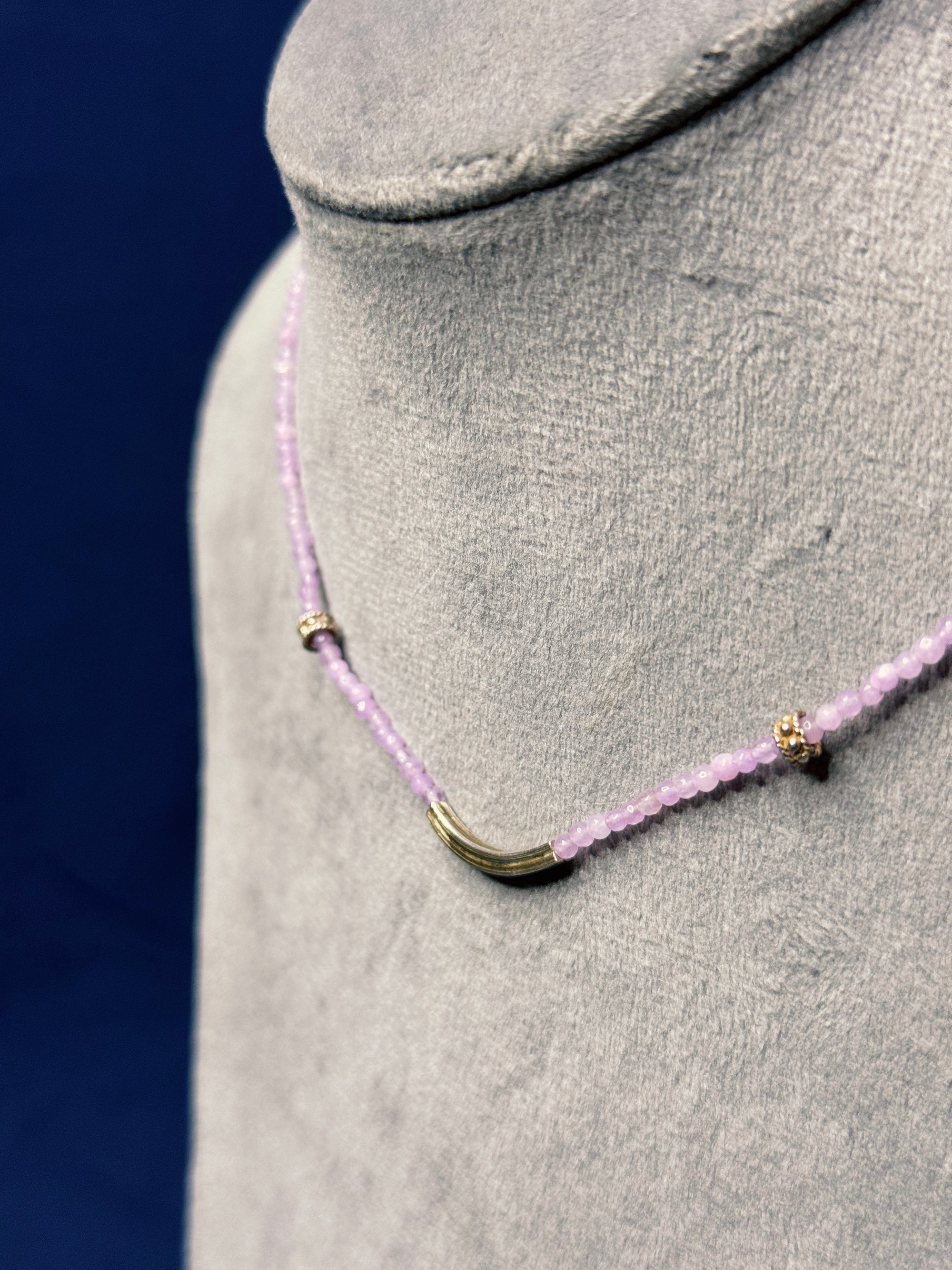 Whisper of Violet Necklace - Unisex