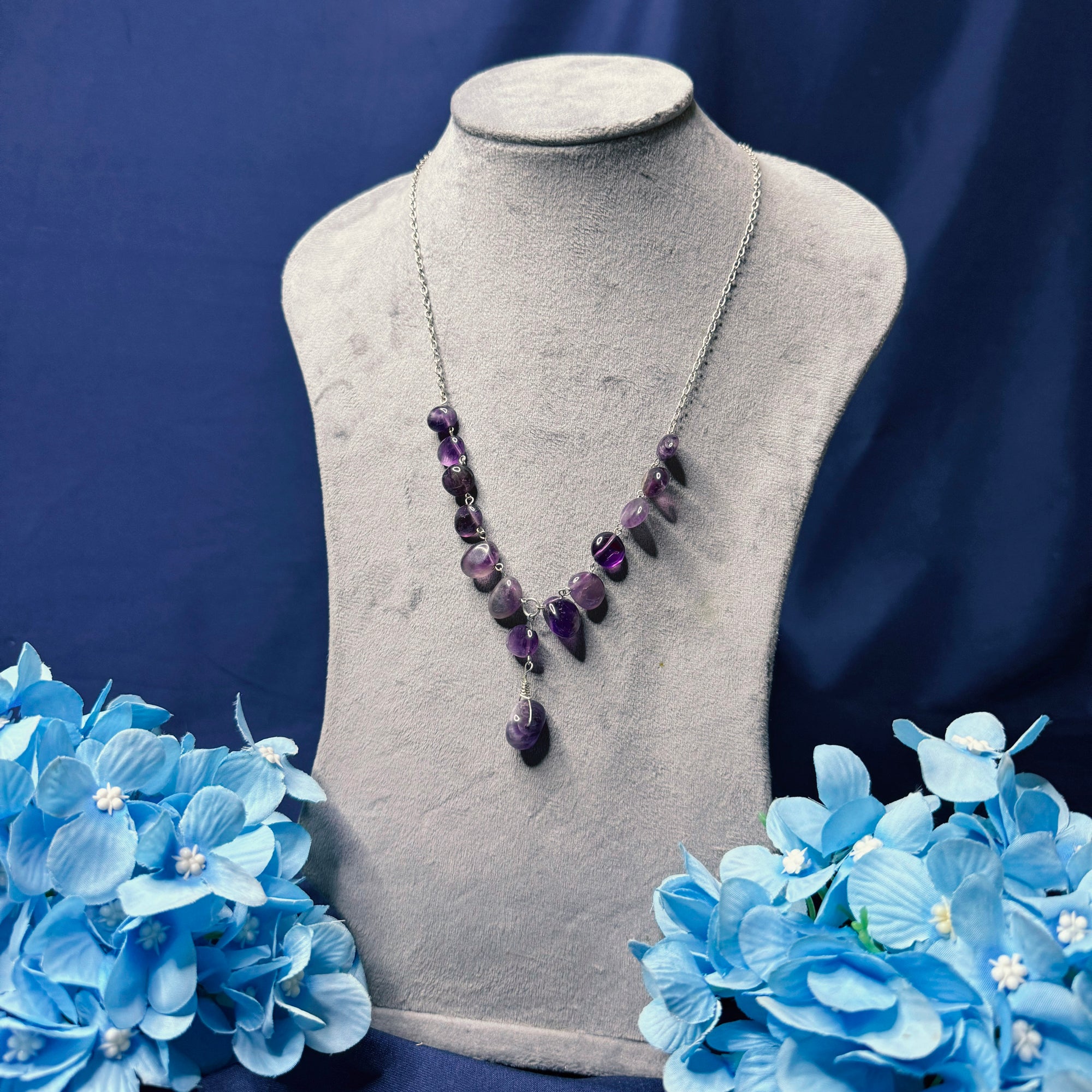 Amara Trio necklace, bracelet, and earrings