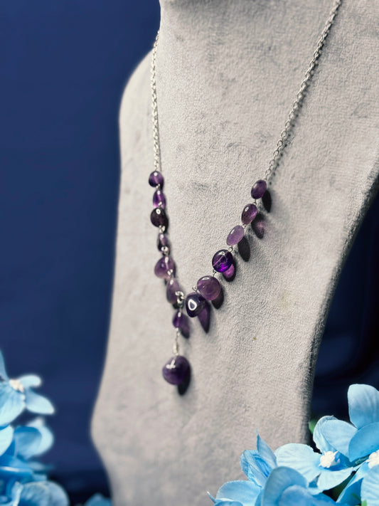 Lavender Coil necklace