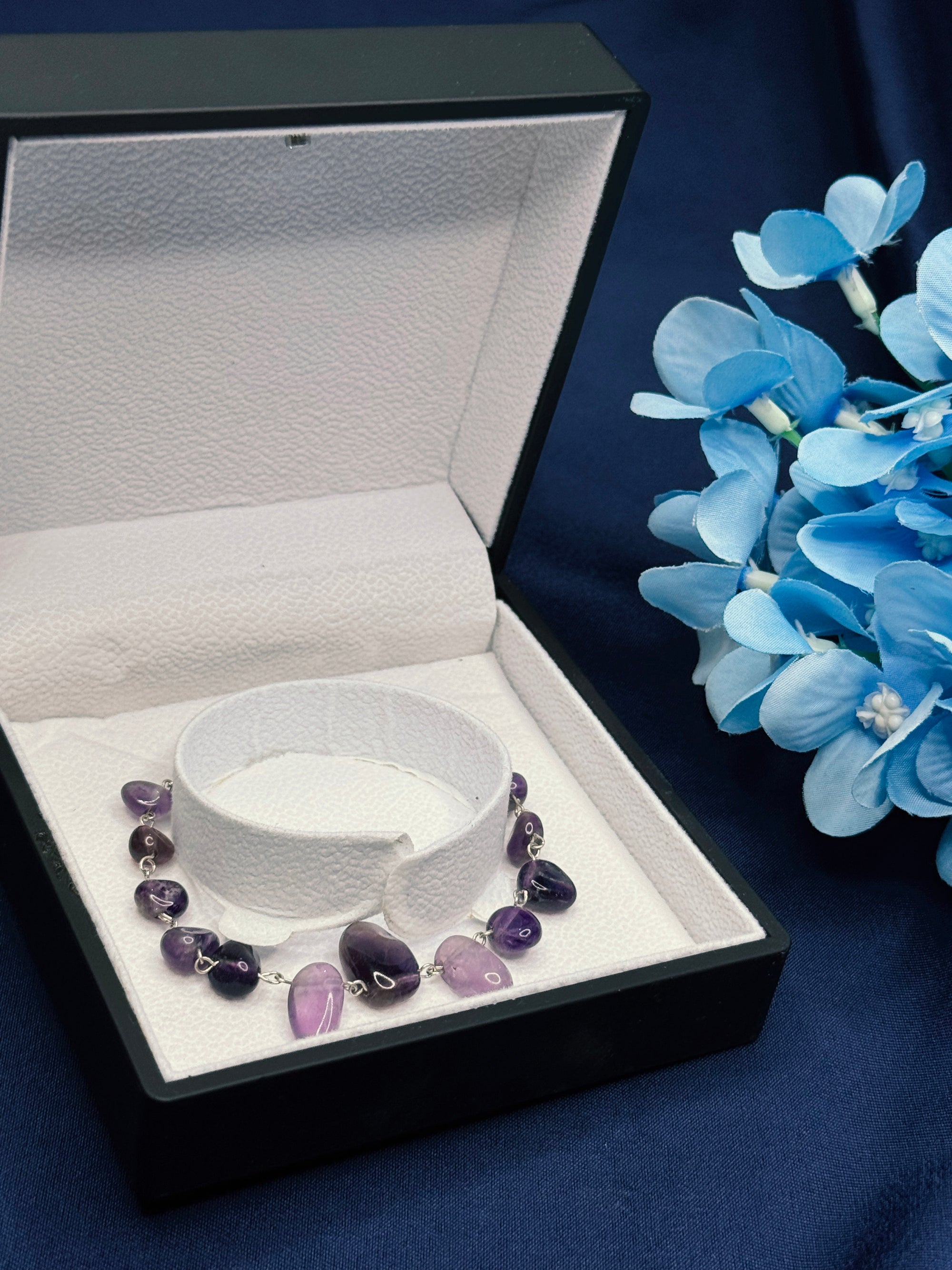 Amara Trio necklace, bracelet, and earrings